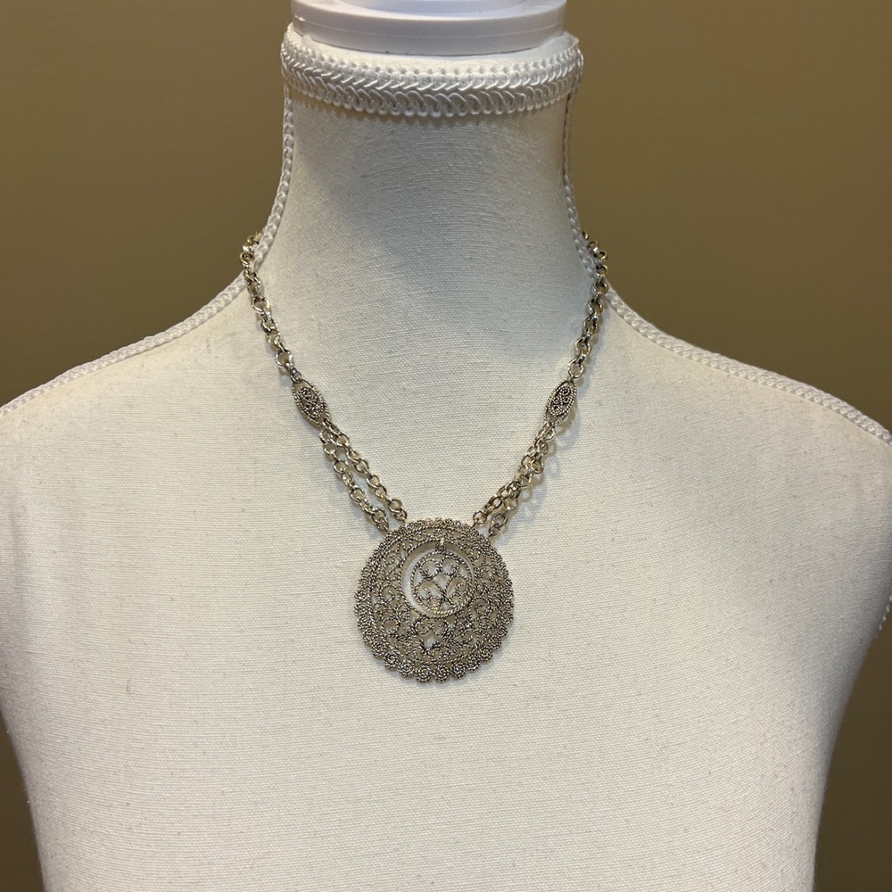 Dana Tag necklace and earring set